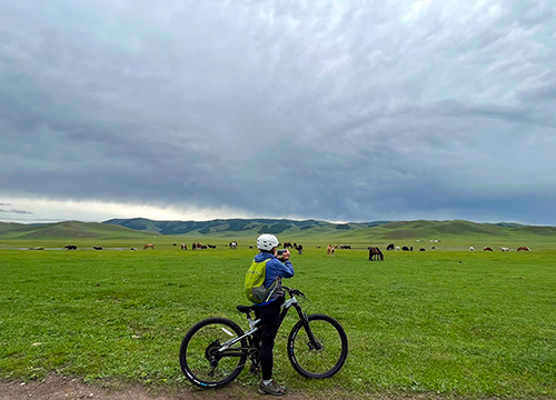 Cycle Traversing the Khangai Mountains with Naadam Festival